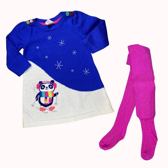 GYMBOREE Panda Knit Dress